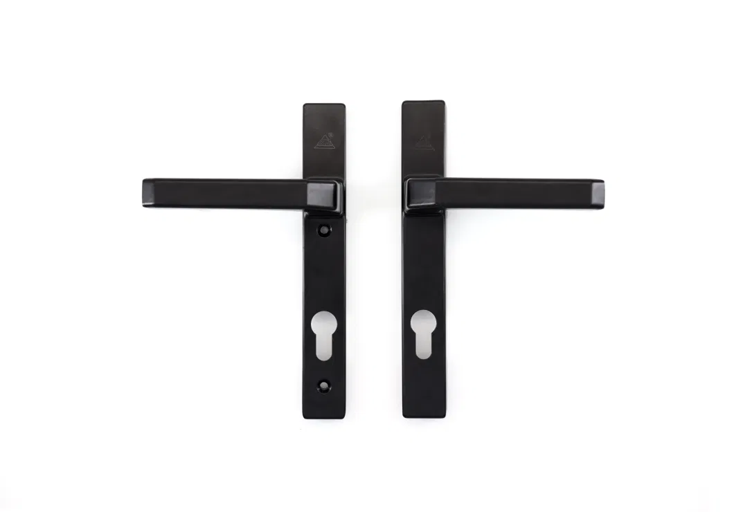 MB22/Ck262 Flat Door Series Aluminum Alloy Precision Mute Black Door Handle