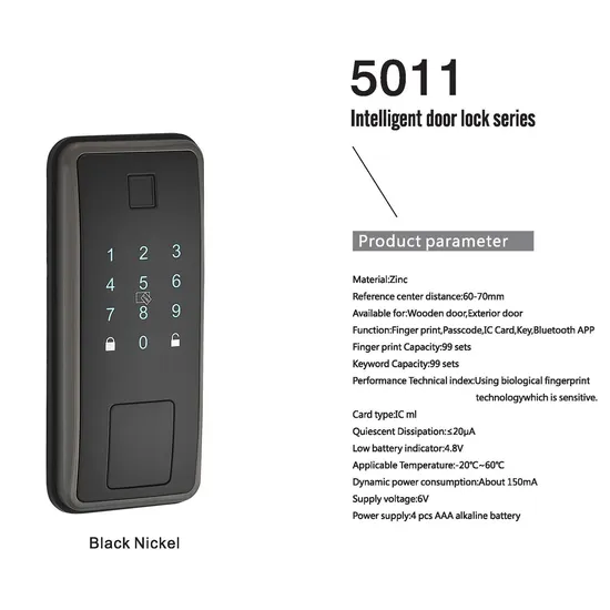 Cerraduras electrónicas para habitación, manija de puerta de seguridad para el hogar, cerradura de puerta Digital inteligente con huella dactilar