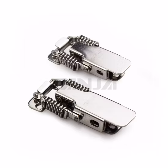 Herramientas de mango redondo horizontal Abrazadera de palanca Abrazadera ajustable, acero galvanizado Venta caliente Sujetadores de hardware Cierre de gancho y pestillos de palanca
