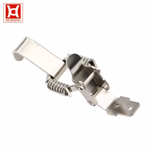 Gancho de pestillo de palanca de carga de resorte de acero inoxidable OEM con candado