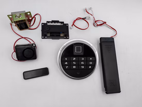 Cerraduras electrónicas para habitación, manija de puerta de seguridad para el hogar, cerradura de puerta inteligente con huella dactilar