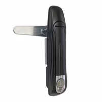 Leva que bloquea las cerraduras planas de biela del gabinete industrial del fondo del empuje